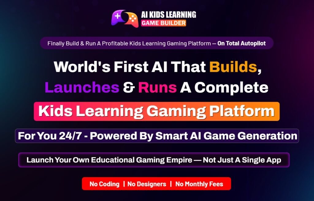 AI Kids Learning Game Builder