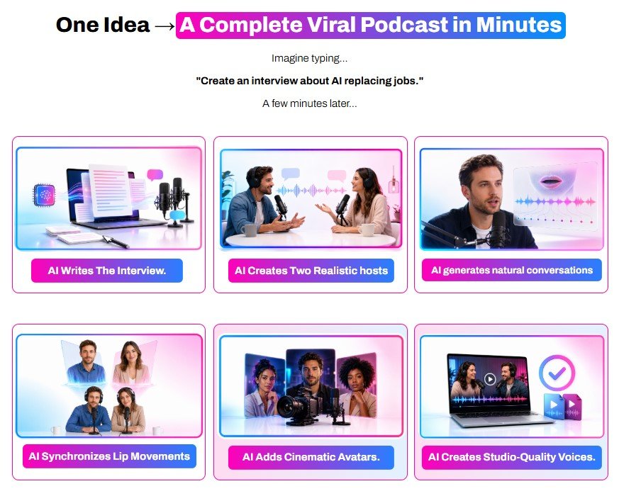 VidPodcast AI