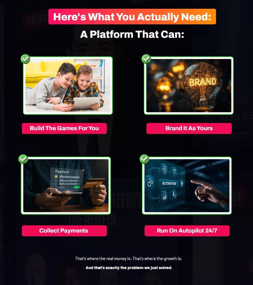 AI Kids Learning Game Builder