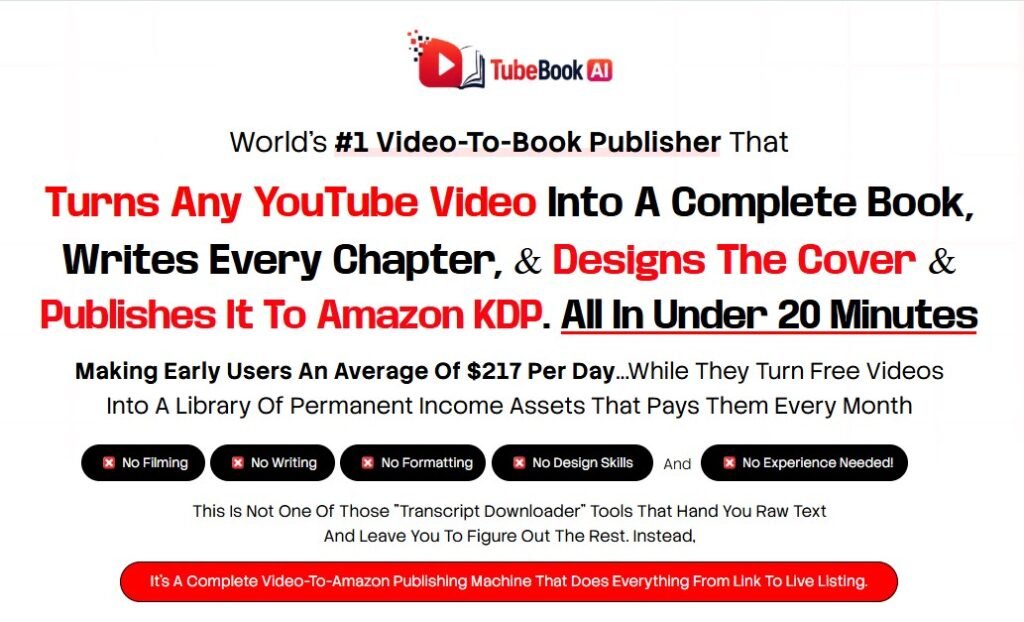 TubeBook AI Review