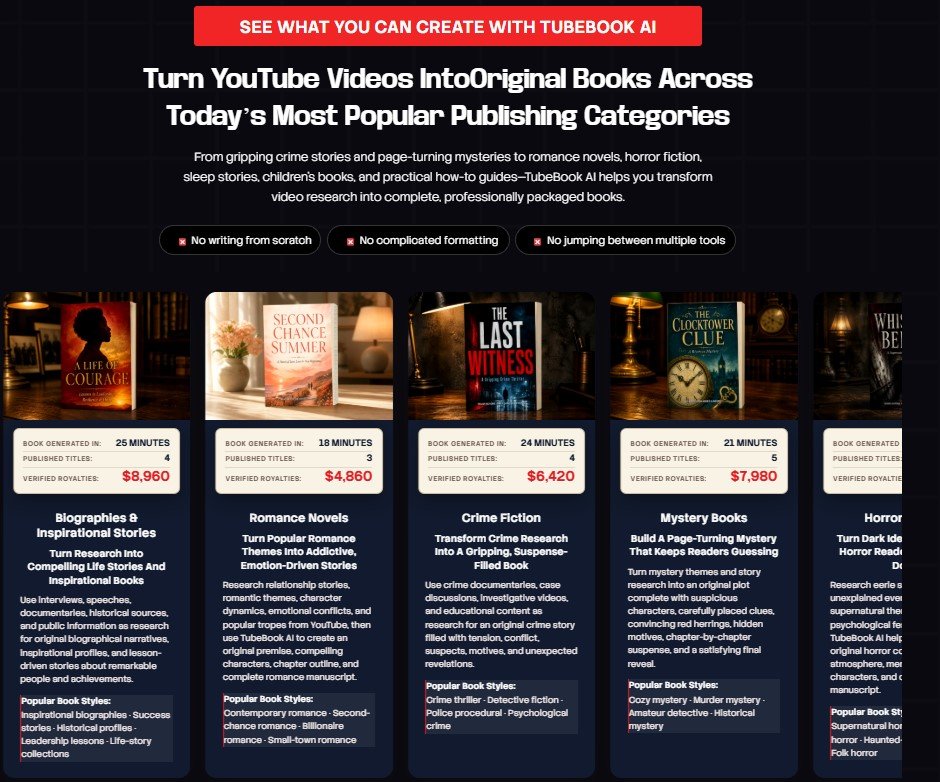TubeBook AI Review