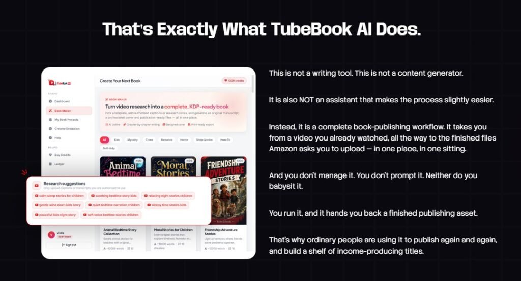 TubeBook AI Review