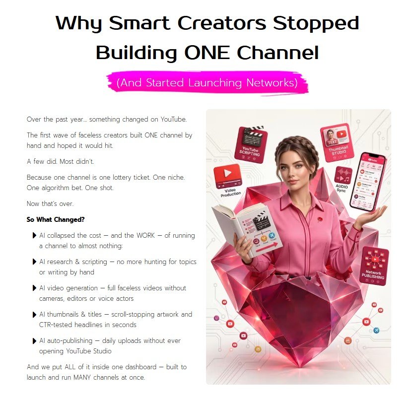 AI YouTube Multi Channel Builder Review