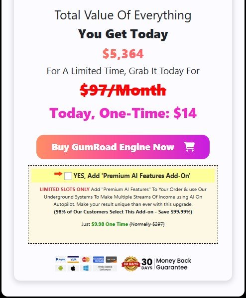GumRoad Engine Review