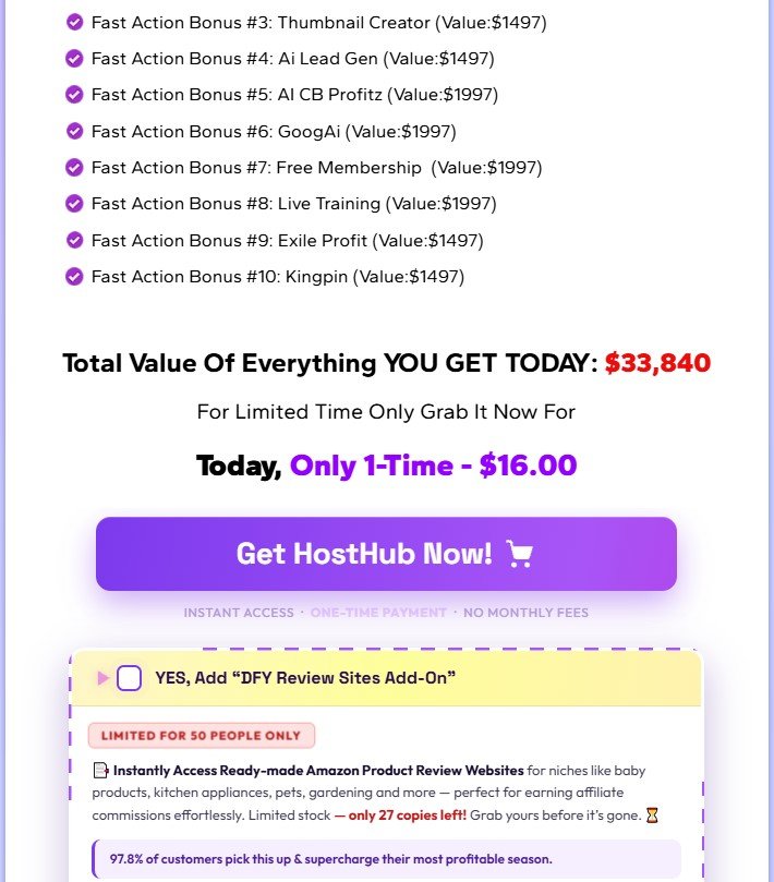 HostHub Review