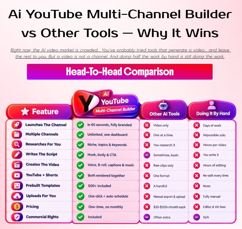 AI YouTube Multi Channel Builder Review