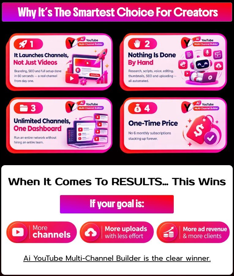 AI YouTube Multi Channel Builder Review
