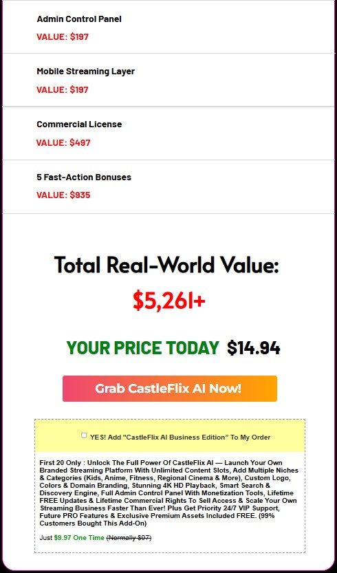 CastleFlix AI Review