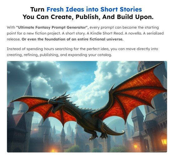 Ultimate Fantasy Prompt Generator