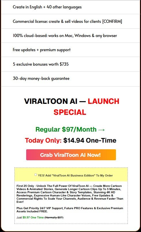 ViralToon AI Review