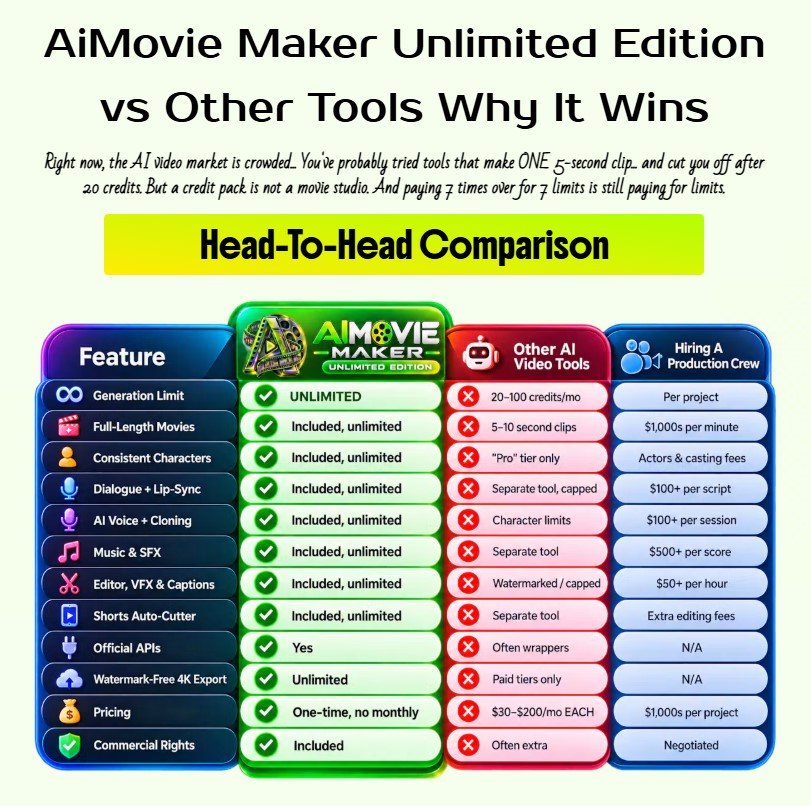 Ai MovieMaker Unlimited