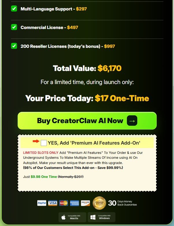 CreatorClawAI Review